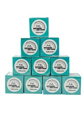 Lakerain Moisturizing Body Cream 80ml 10 Pack Hydrating & Brightening New